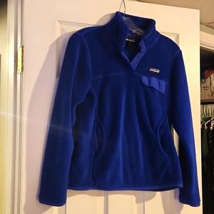 Women's Patagonia long sleeve snap fleece pullover